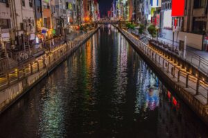 大阪の道頓堀　
